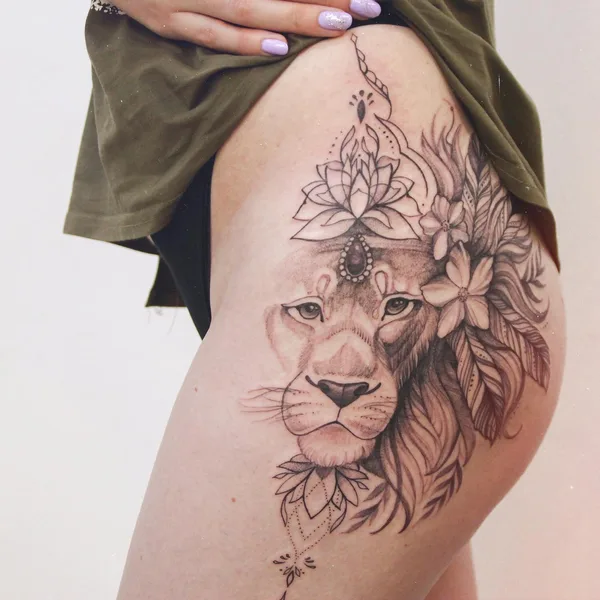 Graphic tattoo by Ольга Прима in Волгоград