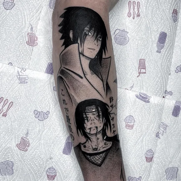 Anime tattoo by Вадим Рассказов in Волгоград