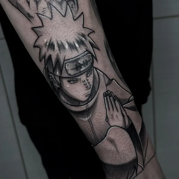 Anime tattoo by Вадим Рассказов in Волгоград