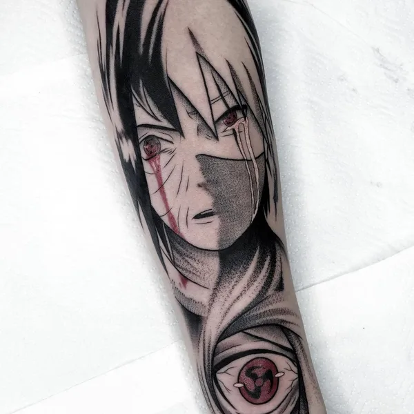 Anime tattoo by Вадим Рассказов in Волгоград