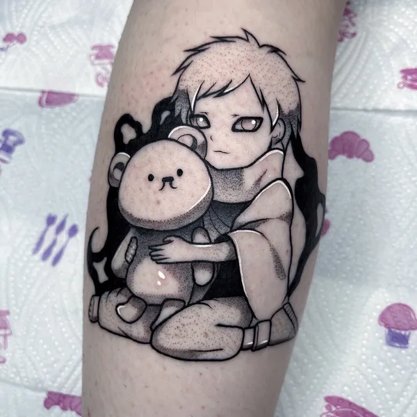 Anime tattoo by Вадим Рассказов in Волгоград