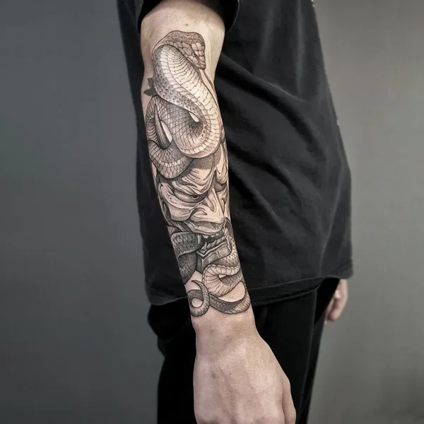 Ornamental tattoo by Сергей Шилин in Волгоград