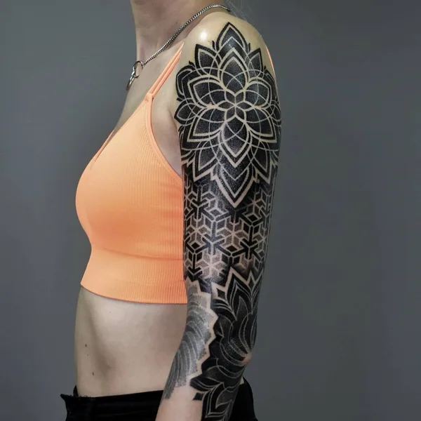 Ornamental tattoo by Сергей Шилин in Волгоград