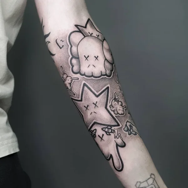 Ornamental tattoo by Сергей Шилин in Волгоград