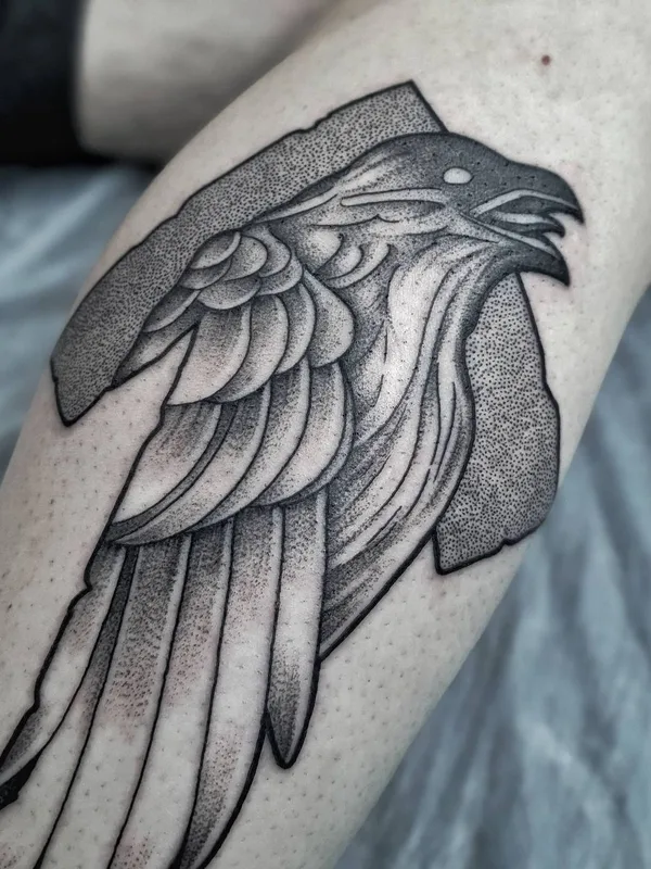 black and grey blackwork 纹身 在 forearm #51533 | 纹身师 Сергей Шилин