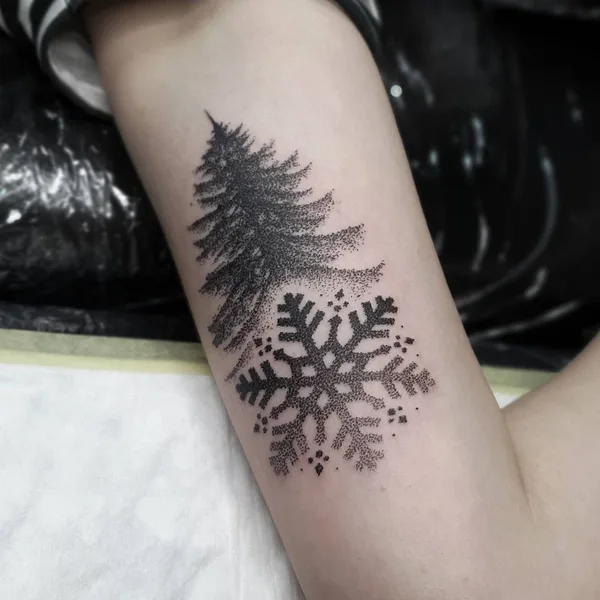 Ornamental tattoo by Сергей Шилин in Волгоград