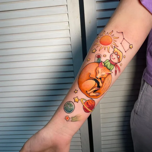 Graphic tattoo by Алёна Неволина in Волгоград
