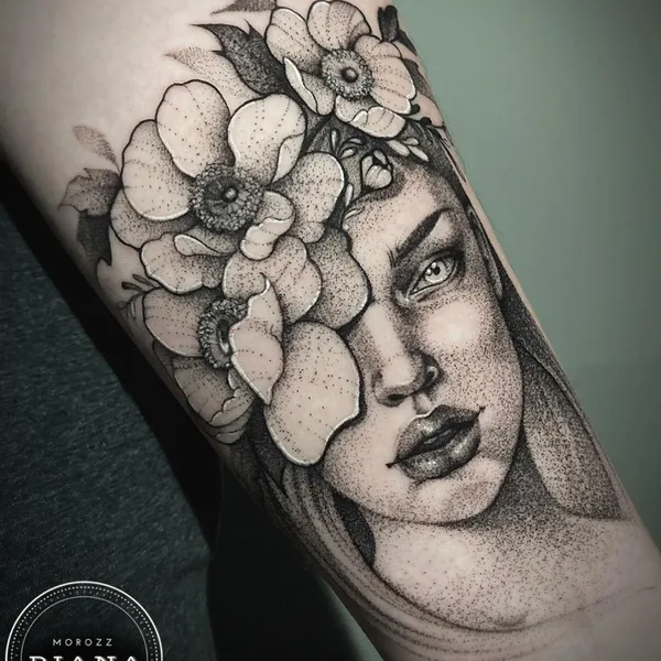whipshading tattoo by Диана Коновалова in Волгоград