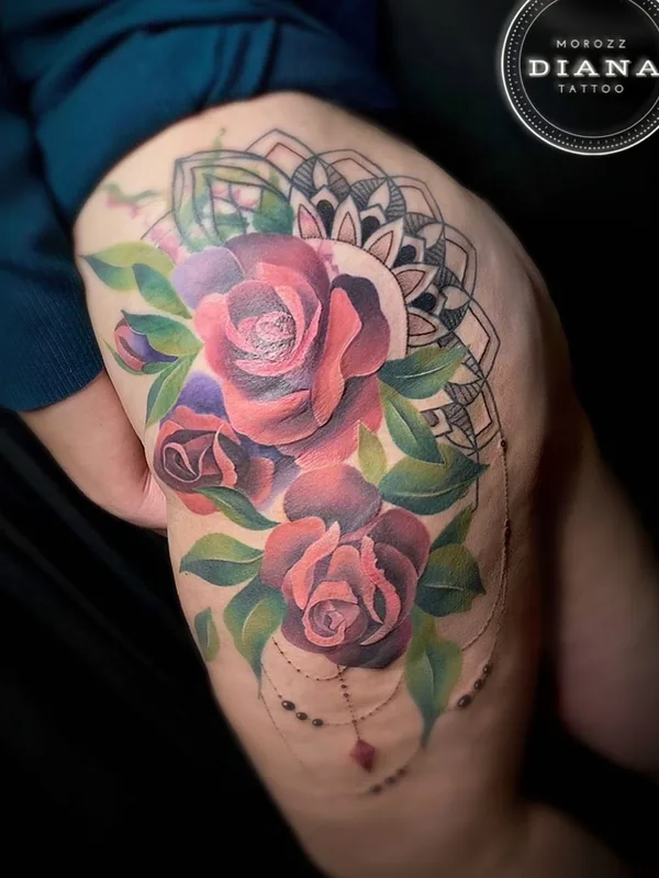 color realism Tatuagem em shoulder #51572 | Tatuador Диана Коновалова