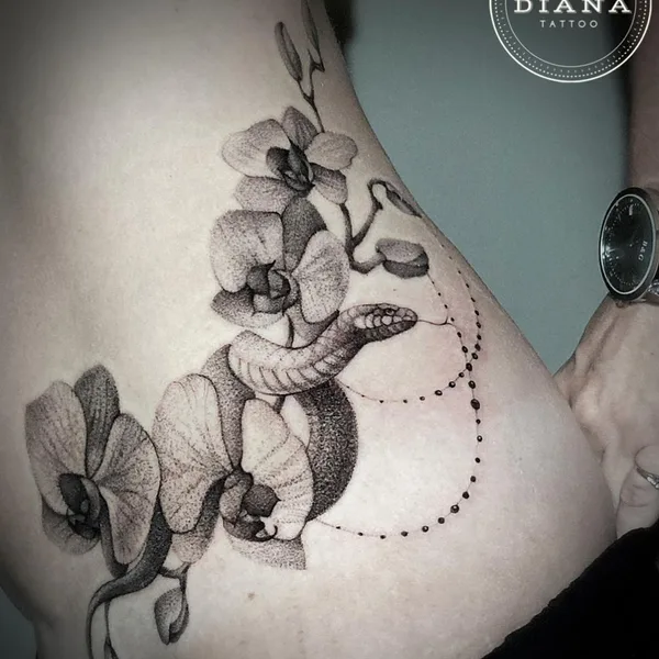 whipshading tattoo by Диана Коновалова in Волгоград
