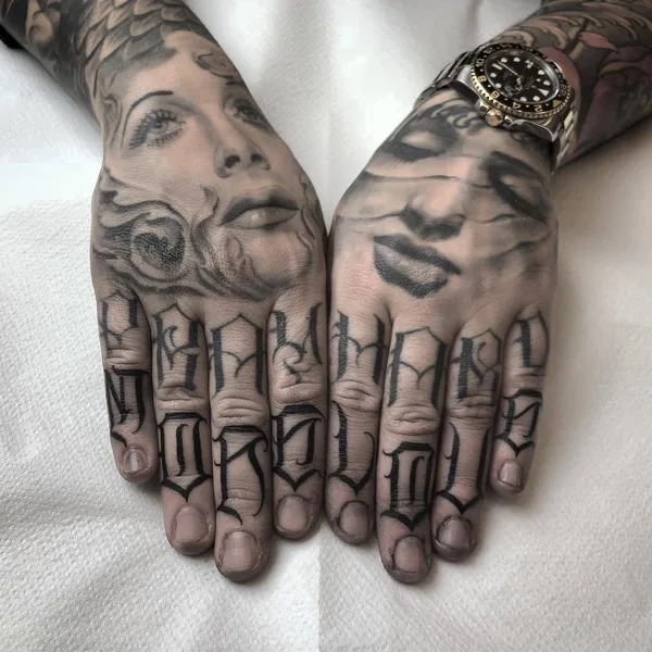 Portrait tattoo by Ivano Natale
