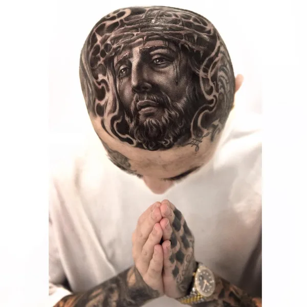 Portrait tattoo by Ivano Natale