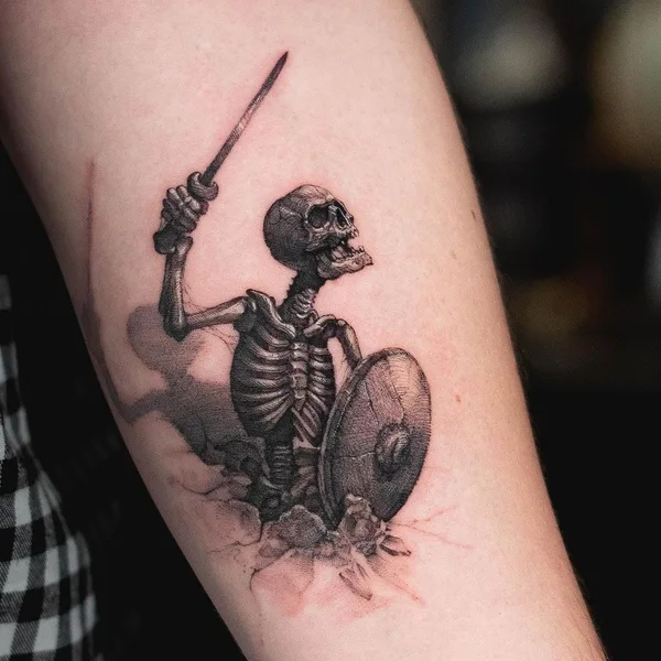 Нью Скул tattoo by Camoz