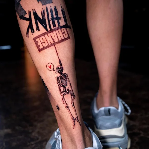 Нью Скул tattoo by Camoz