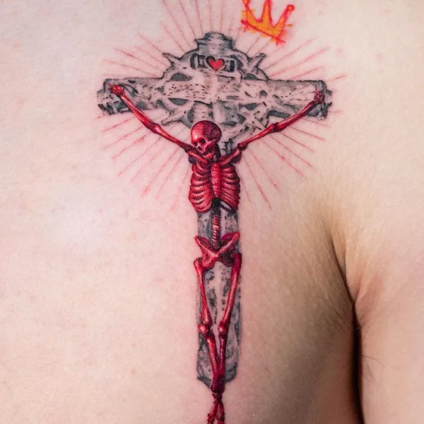 Нью Скул tattoo by Camoz