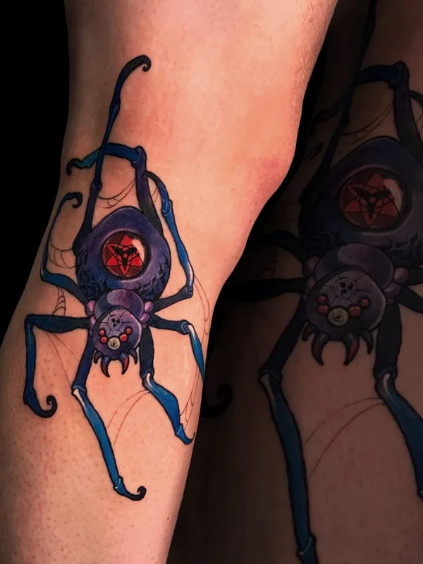 color illustrative татуировка на thigh #53140 | Тату мастер Евгения Окто