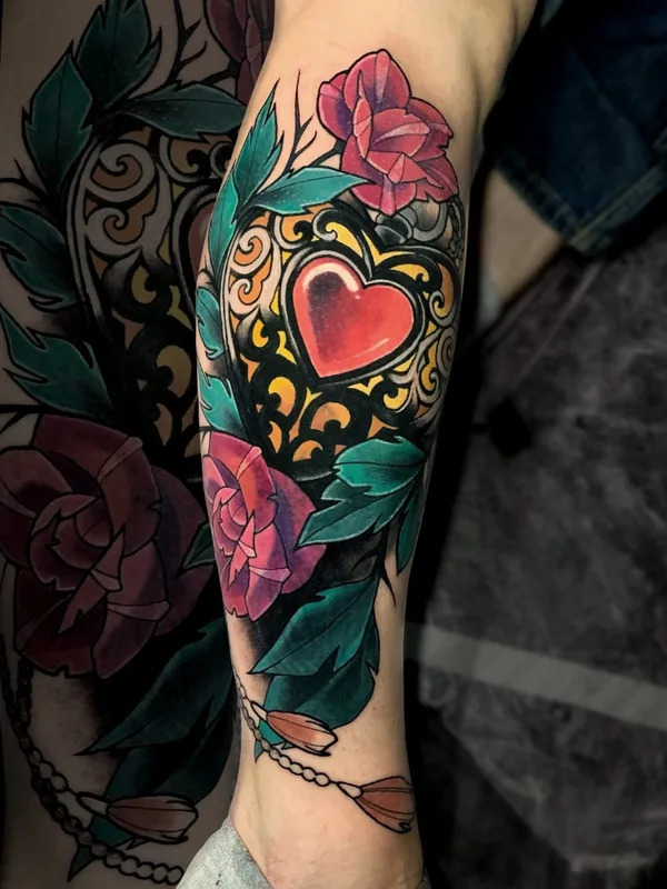 color neo traditional татуировка на forearm #53138 | Тату мастер Евгения Окто