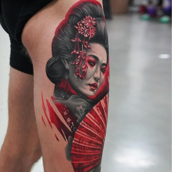Realism tattoo by Egor Kubrak in New York City