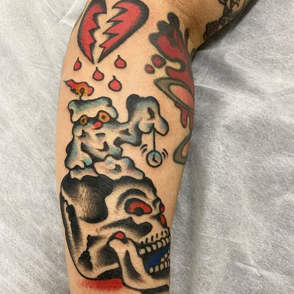 Традиционная tattoo by Tai Haiwei in Shanghai