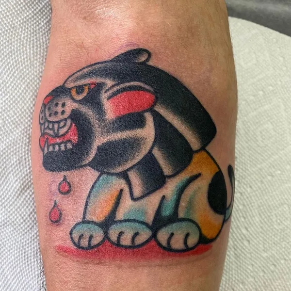 Традиционная tattoo by Tai Haiwei in Shanghai