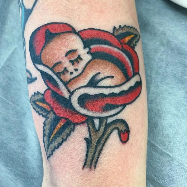 Традиционная tattoo by Tai Haiwei in Shanghai