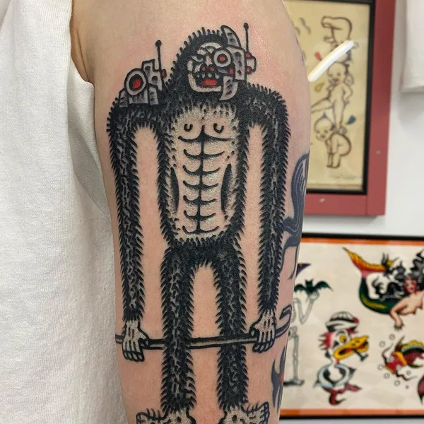 Традиционная tattoo by Tai Haiwei in Shanghai