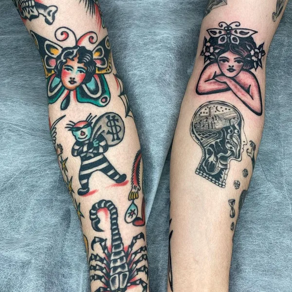 Традиционная tattoo by Tai Haiwei in Shanghai