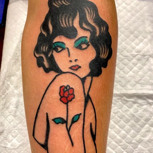 Традиционная tattoo by Tai Haiwei in Shanghai
