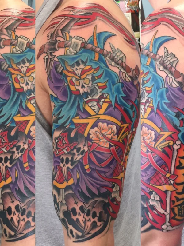 Color tattoo by Kirk Sheppard in Penticton