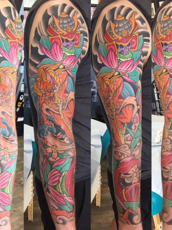 Color tattoo by Kirk Sheppard in Penticton