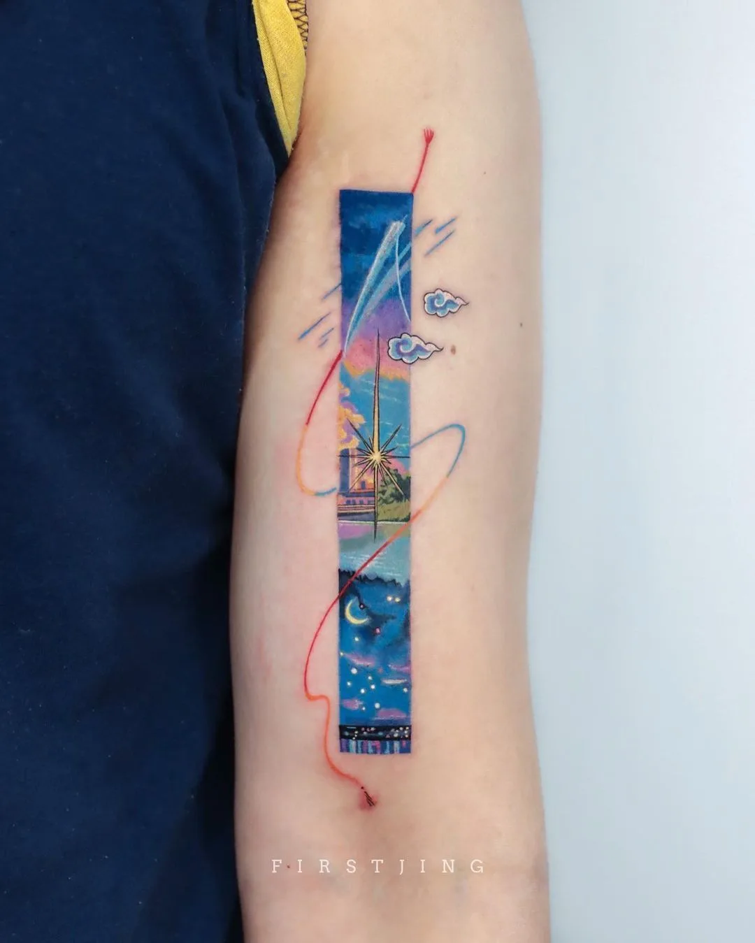 Тату-мастер Лос-Анжелес, китайская татуировка, восточная татуировка, firstjing tattoo 