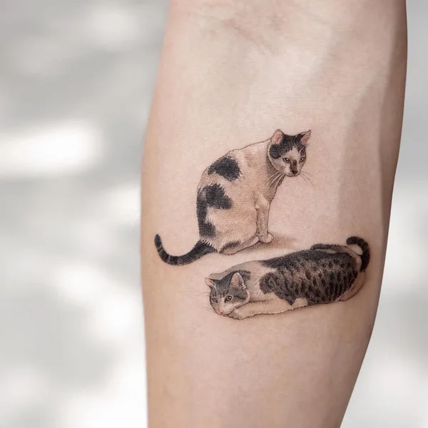 Watercolor tattoo by Dasol Kim in Los Angeles
