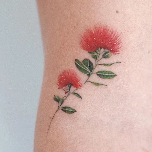Watercolor tattoo by Dasol Kim in Los Angeles