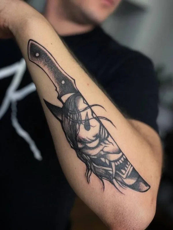 black and grey blackwork татуировка на forearm #41462 | Тату мастер Lokshyna Olha