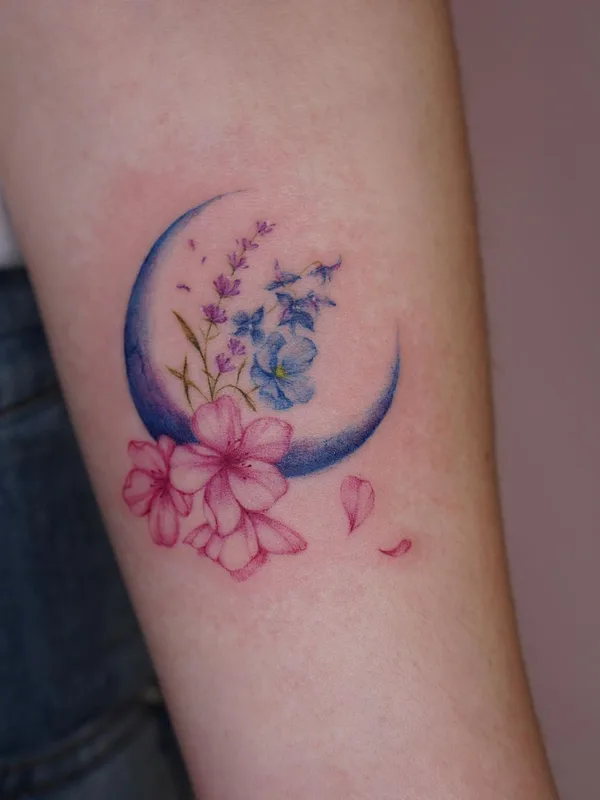 color watercolor Tatuagem em forearm #57137 | Tatuador Элеонора Джен