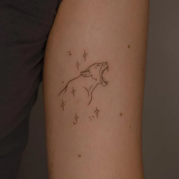 Ornamental tattoo by Элеонора Джен in Saint Petersburg