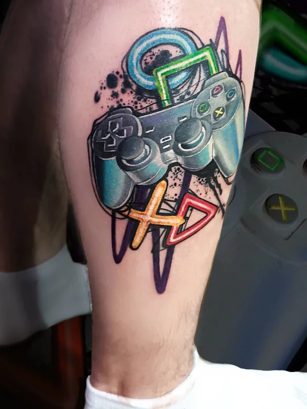 color illustrative Tatuagem em calf #32157 | Tatuador Svetlana Shamber