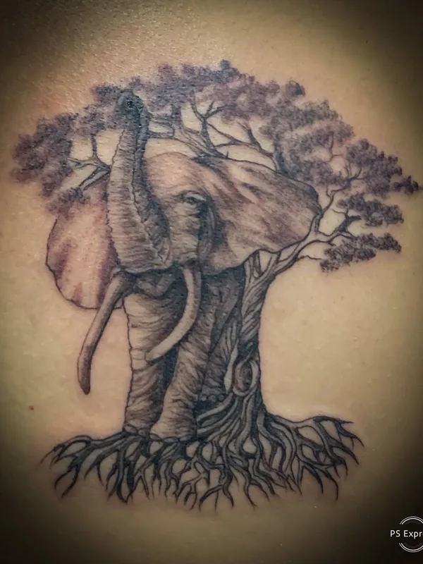 black and grey realism татуировка на back #32211 | Тату мастер Gera Mora