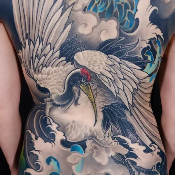 Oriental tattoo by CJ Cai Nan in New York City