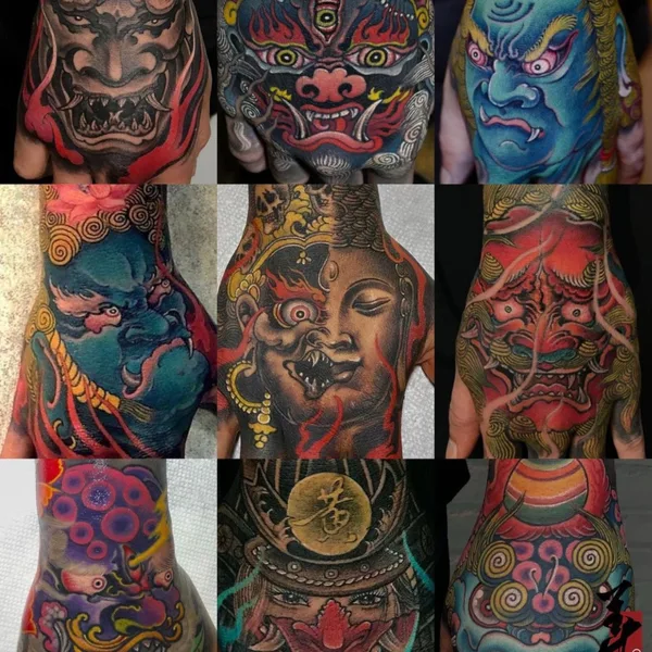 Oriental tattoo by CJ Cai Nan in New York City