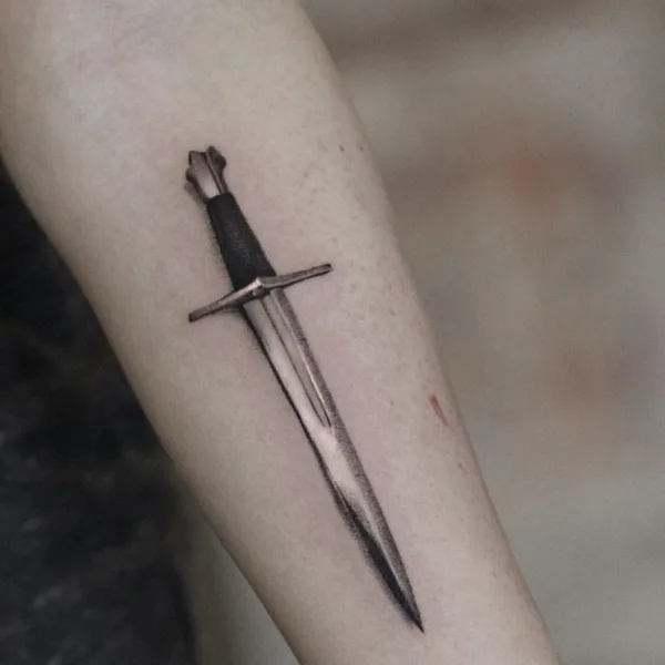 Graphic tattoo by Анна Чернова in Moscow