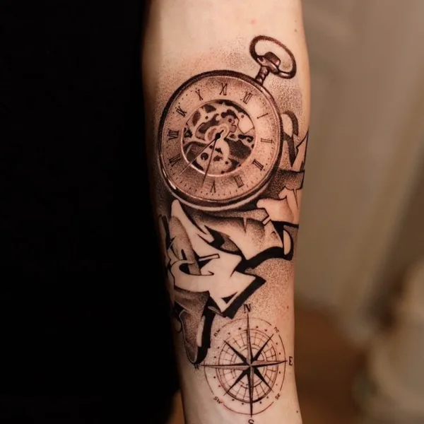 Graphic tattoo by Анна Чернова in Moscow