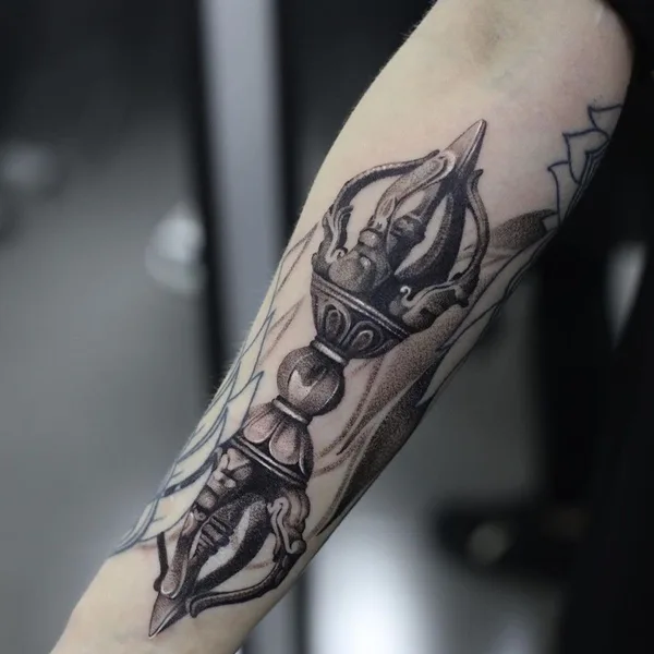 Graphic tattoo by Анна Чернова in Moscow