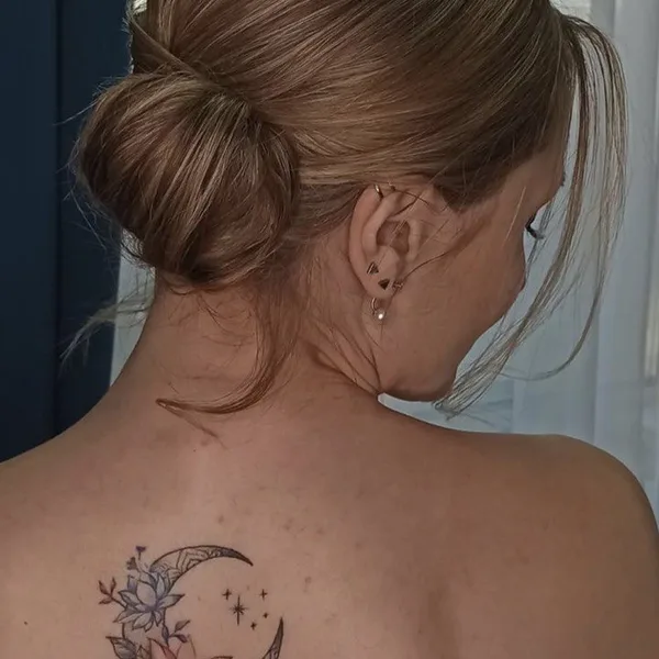 Watercolor tattoo by Ananga in Tbilisi