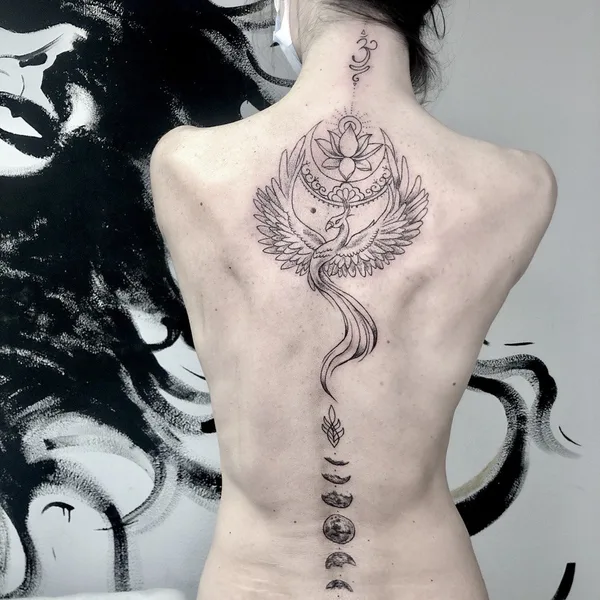 Watercolor tattoo by Ananga in Tbilisi