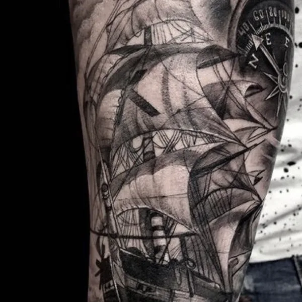 Watercolor tattoo by Ananga in Tbilisi