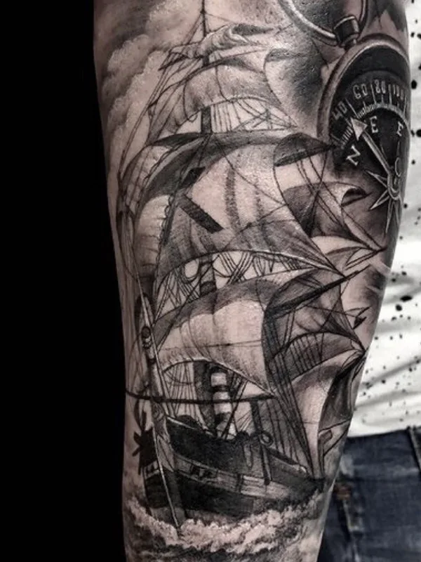 black and grey black and grey tattoo auf forearm #73727 | Tätowierer Ananga
