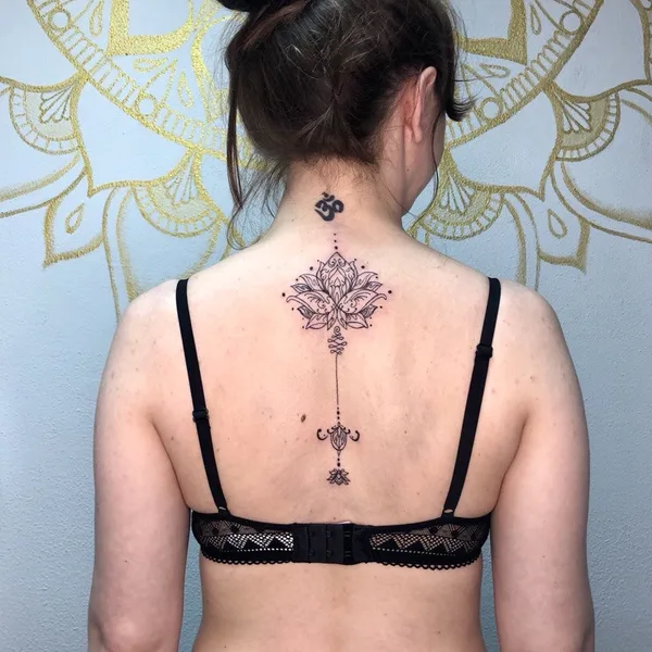 Watercolor tattoo by Ananga in Tbilisi