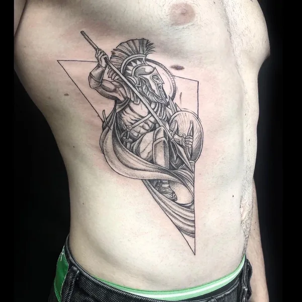 Watercolor tattoo by Ananga in Tbilisi