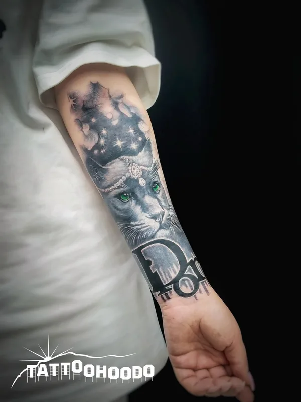 black and grey realism tattoo on forearm #73802 | Tattoo Artist Evgeniy Gobuzov